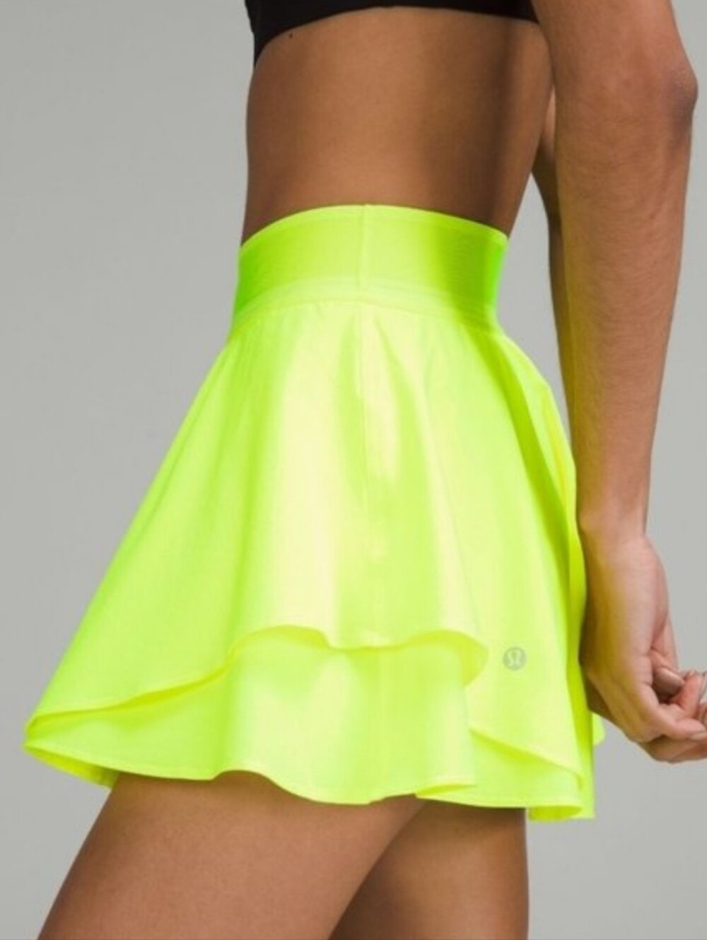 Lululemon Court Rival High-Rise Skirt In Neon